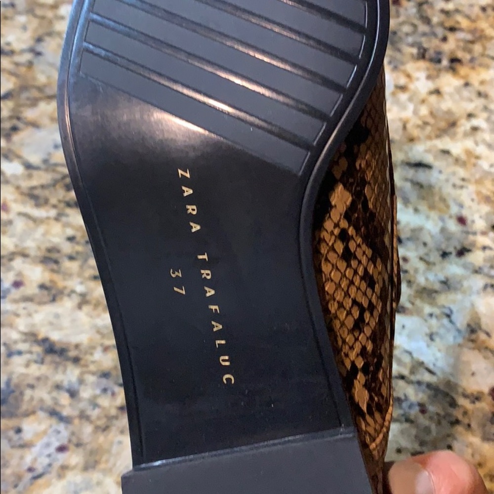 Zara Python Pattern Loafer - image 4